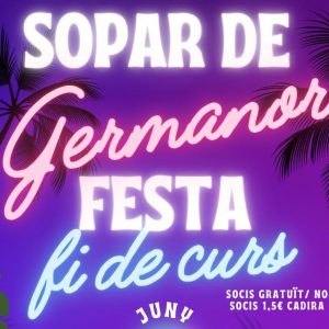 Sopar de Germanor 24/25